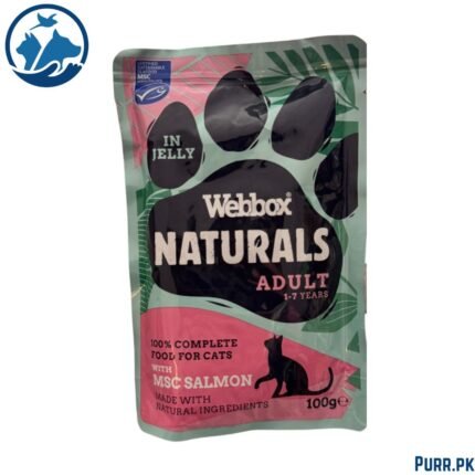 Webbox Natural for Adult Cat with MSC Salmon in Jelly