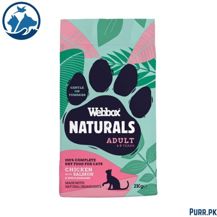 Webbox Naturals Adult Cat with Chicken and Salmon Dry Food