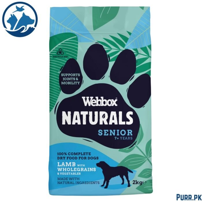 Webbox Naturals Adult Lamb & Brown Rice Complete Senior Dry Dog Food