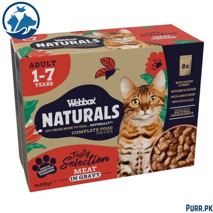 Webbox Naturals Meat in Gravy Wet Cat Food Meat
