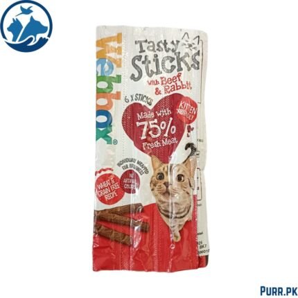 Webbox Tasty Sticks Beef & Rabbit Cat Treats