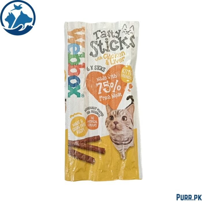 Webbox Tasty Sticks Chicken & Liver Cat Treats