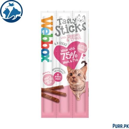 Webbox Tasty Sticks Salmon & Trout Cat Treats