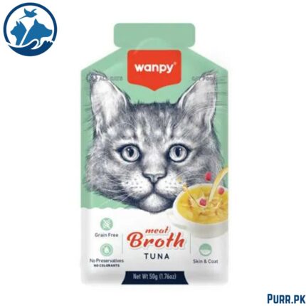 Wanpy Adult Cat Soup Meat Broths Tuna 50 g